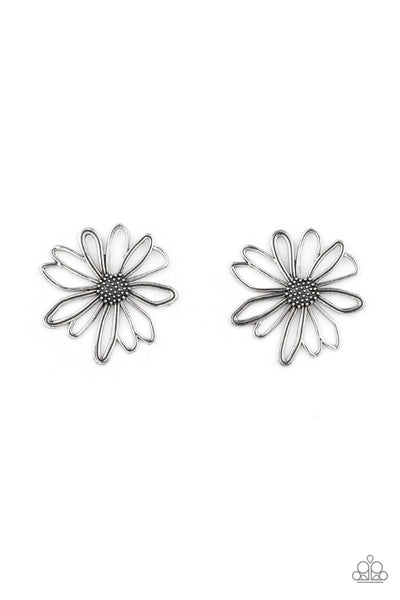 Artisan Arbor Silver Earrings-Jewelry-Paparazzi Accessories-Ericka C Wise, $5 Jewelry Paparazzi accessories jewelry ericka champion wise elite consultant life of the party fashion fix lead and nickel free florida palm bay melbourne
