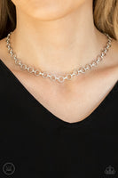 Insta Connection Silver Necklace-Jewelry-Paparazzi Accessories-Ericka C Wise, $5 Jewelry Paparazzi accessories jewelry ericka champion wise elite consultant life of the party fashion fix lead and nickel free florida palm bay melbourne