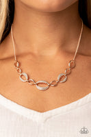 The Only Game in Town Rose Gold Necklace-Jewelry-Paparazzi Accessories-Ericka C Wise, $5 Jewelry Paparazzi accessories jewelry ericka champion wise elite consultant life of the party fashion fix lead and nickel free florida palm bay melbourne