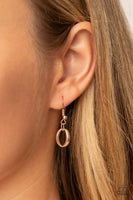The Only Game in Town Rose Gold Necklace-Jewelry-Paparazzi Accessories-Ericka C Wise, $5 Jewelry Paparazzi accessories jewelry ericka champion wise elite consultant life of the party fashion fix lead and nickel free florida palm bay melbourne