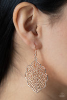 Meadow Mosaic Rose Gold Earrings-Jewelry-Paparazzi Accessories-Ericka C Wise, $5 Jewelry Paparazzi accessories jewelry ericka champion wise elite consultant life of the party fashion fix lead and nickel free florida palm bay melbourne