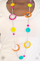 Kaleidoscopically Captivating Multi Necklace-Jewelry-Paparazzi Accessories-Ericka C Wise, $5 Jewelry Paparazzi accessories jewelry ericka champion wise elite consultant life of the party fashion fix lead and nickel free florida palm bay melbourne