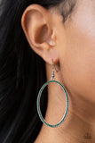 Dazzle on Demand Green Earrings-Jewelry-Paparazzi Accessories-Ericka C Wise, $5 Jewelry Paparazzi accessories jewelry ericka champion wise elite consultant life of the party fashion fix lead and nickel free florida palm bay melbourne