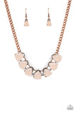 Above The Clouds Copper Necklace-Jewelry-Paparazzi Accessories-Ericka C Wise, $5 Jewelry Paparazzi accessories jewelry ericka champion wise elite consultant life of the party fashion fix lead and nickel free florida palm bay melbourne