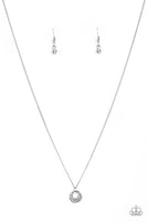 One Small Step for Glam White Necklace-Jewelry-Paparazzi Accessories-Ericka C Wise, $5 Jewelry Paparazzi accessories jewelry ericka champion wise elite consultant life of the party fashion fix lead and nickel free florida palm bay melbourne
