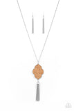 One Night in Casablanca Silver Necklace-Jewelry-Paparazzi Accessories-Ericka C Wise, $5 Jewelry Paparazzi accessories jewelry ericka champion wise elite consultant life of the party fashion fix lead and nickel free florida palm bay melbourne