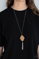 One Night in Casablanca Silver Necklace-Jewelry-Paparazzi Accessories-Ericka C Wise, $5 Jewelry Paparazzi accessories jewelry ericka champion wise elite consultant life of the party fashion fix lead and nickel free florida palm bay melbourne