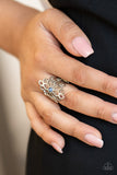 Perennial Daydream Blue Ring-Jewelry-Paparazzi Accessories-Ericka C Wise, $5 Jewelry Paparazzi accessories jewelry ericka champion wise elite consultant life of the party fashion fix lead and nickel free florida palm bay melbourne