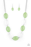 Beachside Boardwalk Green Necklace-Jewelry-Paparazzi Accessories-Ericka C Wise, $5 Jewelry Paparazzi accessories jewelry ericka champion wise elite consultant life of the party fashion fix lead and nickel free florida palm bay melbourne