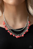 Wait and Sea Orange Necklace-Jewelry-Paparazzi Accessories-Ericka C Wise, $5 Jewelry Paparazzi accessories jewelry ericka champion wise elite consultant life of the party fashion fix lead and nickel free florida palm bay melbourne