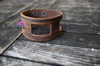 Vintage Brown Leather Snap Bracelet-Jewelry-Paparazzi Accessories-Ericka C Wise, $5 Jewelry Paparazzi accessories jewelry ericka champion wise elite consultant life of the party fashion fix lead and nickel free florida palm bay melbourne