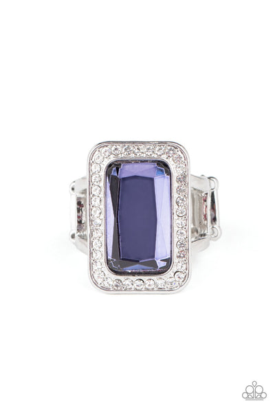 Crown Jewel Jubilee Purple Ring-Jewelry-Paparazzi Accessories-Ericka C Wise, $5 Jewelry Paparazzi accessories jewelry ericka champion wise elite consultant life of the party fashion fix lead and nickel free florida palm bay melbourne