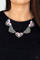 East Coast Essence PINK Necklace-Jewelry-Paparazzi Accessories-Ericka C Wise, $5 Jewelry Paparazzi accessories jewelry ericka champion wise elite consultant life of the party fashion fix lead and nickel free florida palm bay melbourne