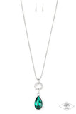 Lookin' Like a Million Green Necklace-Jewelry-Paparazzi Accessories-Ericka C Wise, $5 Jewelry Paparazzi accessories jewelry ericka champion wise elite consultant life of the party fashion fix lead and nickel free florida palm bay melbourne