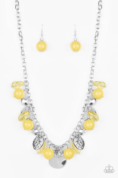 Paparazzi Accessories - The Medallion-aire - Yellow Necklace – Indulge In  Fab 5 Jewels