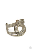 Rustic Coils Brass Bracelet-Jewelry-Paparazzi Accessories-Ericka C Wise, $5 Jewelry Paparazzi accessories jewelry ericka champion wise elite consultant life of the party fashion fix lead and nickel free florida palm bay melbourne