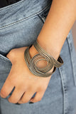 Rustic Coils Brass Bracelet-Jewelry-Paparazzi Accessories-Ericka C Wise, $5 Jewelry Paparazzi accessories jewelry ericka champion wise elite consultant life of the party fashion fix lead and nickel free florida palm bay melbourne