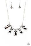Celestial Royal Silver Necklace-Jewelry-Paparazzi Accessories-Ericka C Wise, $5 Jewelry Paparazzi accessories jewelry ericka champion wise elite consultant life of the party fashion fix lead and nickel free florida palm bay melbourne