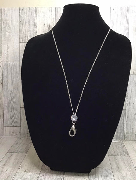 Vintage Silver and White Lanyard-Jewelry-Paparazzi Accessories-Ericka C Wise, $5 Jewelry Paparazzi accessories jewelry ericka champion wise elite consultant life of the party fashion fix lead and nickel free florida palm bay melbourne