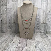 Vintage Orange Arrow Necklace-Jewelry-Paparazzi Accessories-Ericka C Wise, $5 Jewelry Paparazzi accessories jewelry ericka champion wise elite consultant life of the party fashion fix lead and nickel free florida palm bay melbourne