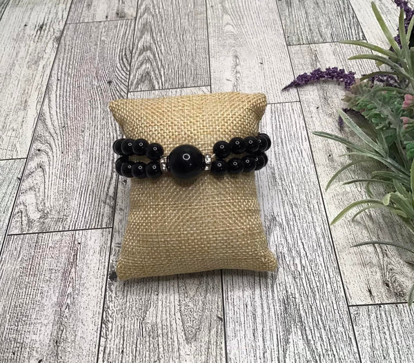 Vintage Black Pearl Bracelet-Jewelry-Paparazzi Accessories-Ericka C Wise, $5 Jewelry Paparazzi accessories jewelry ericka champion wise elite consultant life of the party fashion fix lead and nickel free florida palm bay melbourne