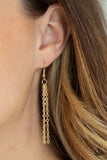 Orbiting Splendor Gold Necklace-Jewelry-Paparazzi Accessories-Ericka C Wise, $5 Jewelry Paparazzi accessories jewelry ericka champion wise elite consultant life of the party fashion fix lead and nickel free florida palm bay melbourne