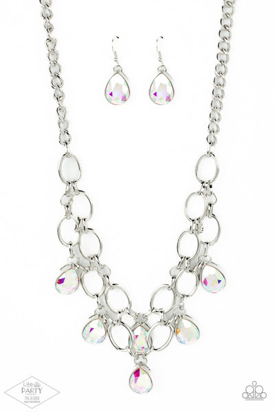 Showstopping Shimmer Multi Necklace-Jewelry-Paparazzi Accessories-Ericka C Wise, $5 Jewelry Paparazzi accessories jewelry ericka champion wise elite consultant life of the party fashion fix lead and nickel free florida palm bay melbourne