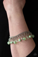 Let Me Sea Green Bracelet-Jewelry-Paparazzi Accessories-Ericka C Wise, $5 Jewelry Paparazzi accessories jewelry ericka champion wise elite consultant life of the party fashion fix lead and nickel free florida palm bay melbourne