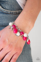 Love Doves Pink Bracelet-Jewelry-Paparazzi Accessories-Ericka C Wise, $5 Jewelry Paparazzi accessories jewelry ericka champion wise elite consultant life of the party fashion fix lead and nickel free florida palm bay melbourne