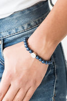 Follow My Lead Blue Bracelet-Jewelry-Paparazzi Accessories-Ericka C Wise, $5 Jewelry Paparazzi accessories jewelry ericka champion wise elite consultant life of the party fashion fix lead and nickel free florida palm bay melbourne
