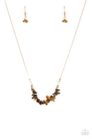 Back to Nature Brown Necklace-Jewelry-Paparazzi Accessories-Ericka C Wise, $5 Jewelry Paparazzi accessories jewelry ericka champion wise elite consultant life of the party fashion fix lead and nickel free florida palm bay melbourne