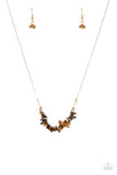Back to Nature Brown Necklace-Jewelry-Paparazzi Accessories-Ericka C Wise, $5 Jewelry Paparazzi accessories jewelry ericka champion wise elite consultant life of the party fashion fix lead and nickel free florida palm bay melbourne