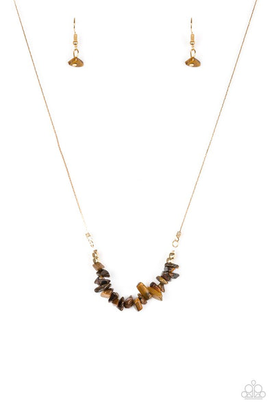 Back to Nature Brown Necklace-Jewelry-Paparazzi Accessories-Ericka C Wise, $5 Jewelry Paparazzi accessories jewelry ericka champion wise elite consultant life of the party fashion fix lead and nickel free florida palm bay melbourne