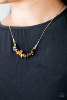 Back to Nature Brown Necklace-Jewelry-Paparazzi Accessories-Ericka C Wise, $5 Jewelry Paparazzi accessories jewelry ericka champion wise elite consultant life of the party fashion fix lead and nickel free florida palm bay melbourne