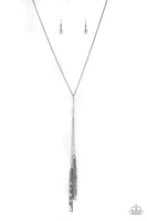 Timeless Tassels White Necklace-Jewelry-Paparazzi Accessories-Ericka C Wise, $5 Jewelry Paparazzi accessories jewelry ericka champion wise elite consultant life of the party fashion fix lead and nickel free florida palm bay melbourne
