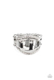 Treasure Chest Charm Black Ring-Jewelry-Paparazzi Accessories-Ericka C Wise, $5 Jewelry Paparazzi accessories jewelry ericka champion wise elite consultant life of the party fashion fix lead and nickel free florida palm bay melbourne