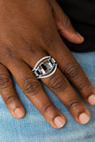 Treasure Chest Charm Black Ring-Jewelry-Paparazzi Accessories-Ericka C Wise, $5 Jewelry Paparazzi accessories jewelry ericka champion wise elite consultant life of the party fashion fix lead and nickel free florida palm bay melbourne