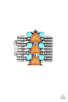 Point Me to Phoenix Orange Ring-Jewelry-Paparazzi Accessories-Ericka C Wise, $5 Jewelry Paparazzi accessories jewelry ericka champion wise elite consultant life of the party fashion fix lead and nickel free florida palm bay melbourne
