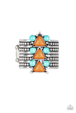 Point Me to Phoenix Orange Ring-Jewelry-Paparazzi Accessories-Ericka C Wise, $5 Jewelry Paparazzi accessories jewelry ericka champion wise elite consultant life of the party fashion fix lead and nickel free florida palm bay melbourne