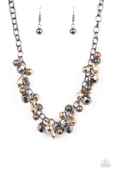 Building my Brand Black Necklace-Jewelry-Paparazzi Accessories-Ericka C Wise, $5 Jewelry Paparazzi accessories jewelry ericka champion wise elite consultant life of the party fashion fix lead and nickel free florida palm bay melbourne