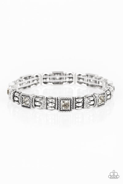 Metro Marvelous Silver Bracelet-Jewelry-Paparazzi Accessories-Ericka C Wise, $5 Jewelry Paparazzi accessories jewelry ericka champion wise elite consultant life of the party fashion fix lead and nickel free florida palm bay melbourne