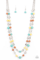 Essentially Earthy Multi Necklace-Jewelry-Paparazzi Accessories-Ericka C Wise, $5 Jewelry Paparazzi accessories jewelry ericka champion wise elite consultant life of the party fashion fix lead and nickel free florida palm bay melbourne