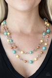 Essentially Earthy Multi Necklace-Jewelry-Paparazzi Accessories-Ericka C Wise, $5 Jewelry Paparazzi accessories jewelry ericka champion wise elite consultant life of the party fashion fix lead and nickel free florida palm bay melbourne