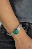 Mystical Magic Green Bracelet-Jewelry-Paparazzi Accessories-Ericka C Wise, $5 Jewelry Paparazzi accessories jewelry ericka champion wise elite consultant life of the party fashion fix lead and nickel free florida palm bay melbourne
