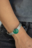Mystical Magic Green Bracelet-Jewelry-Paparazzi Accessories-Ericka C Wise, $5 Jewelry Paparazzi accessories jewelry ericka champion wise elite consultant life of the party fashion fix lead and nickel free florida palm bay melbourne