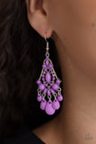 Staycation Home Purple Earrings-Jewelry-Paparazzi Accessories-Ericka C Wise, $5 Jewelry Paparazzi accessories jewelry ericka champion wise elite consultant life of the party fashion fix lead and nickel free florida palm bay melbourne