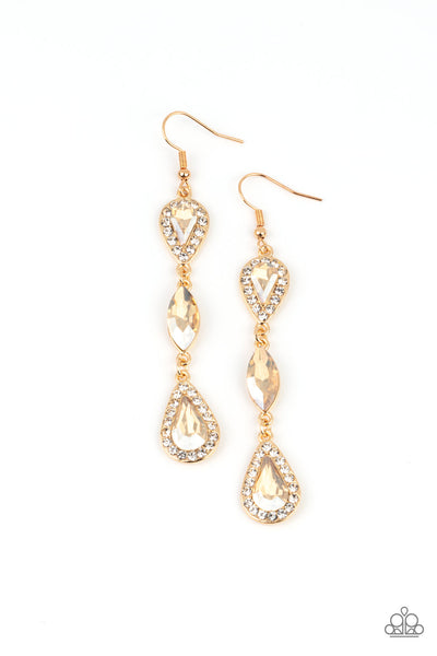 Test of Timeless Gold Earrings-Jewelry-Paparazzi Accessories-Ericka C Wise, $5 Jewelry Paparazzi accessories jewelry ericka champion wise elite consultant life of the party fashion fix lead and nickel free florida palm bay melbourne