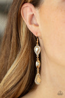Test of Timeless Gold Earrings-Jewelry-Paparazzi Accessories-Ericka C Wise, $5 Jewelry Paparazzi accessories jewelry ericka champion wise elite consultant life of the party fashion fix lead and nickel free florida palm bay melbourne
