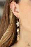 Test of Timeless Gold Earrings-Jewelry-Paparazzi Accessories-Ericka C Wise, $5 Jewelry Paparazzi accessories jewelry ericka champion wise elite consultant life of the party fashion fix lead and nickel free florida palm bay melbourne