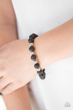 Down to Earth Black Bracelet-Jewelry-Paparazzi Accessories-Ericka C Wise, $5 Jewelry Paparazzi accessories jewelry ericka champion wise elite consultant life of the party fashion fix lead and nickel free florida palm bay melbourne